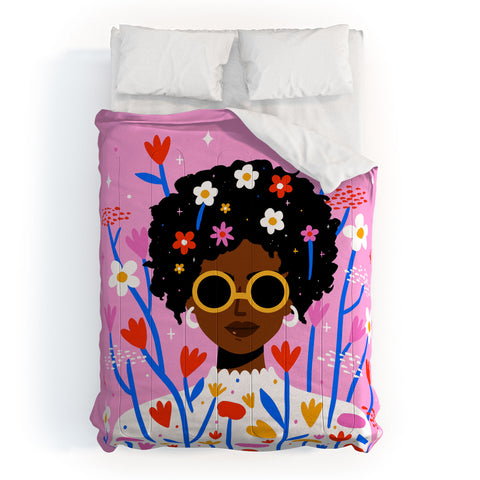 Charly Clements Bloom Where You Are Planted 1 Comforter