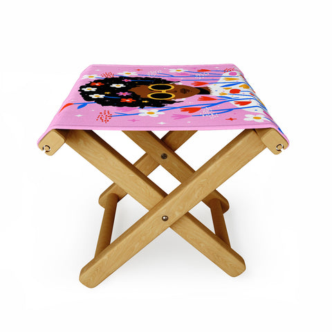Charly Clements Bloom Where You Are Planted 1 Folding Stool