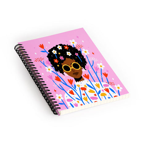 Charly Clements Bloom Where You Are Planted 1 Spiral Notebook
