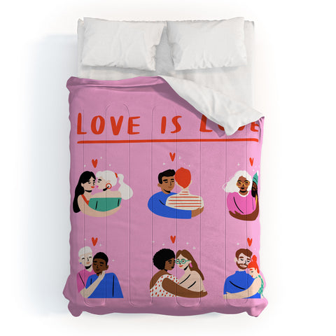 Charly Clements Love is Love 1 Comforter