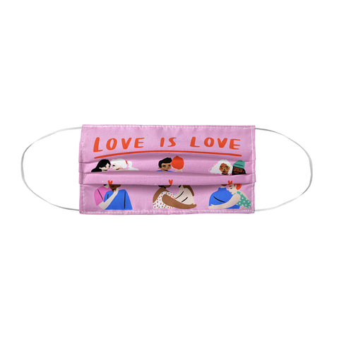 Charly Clements Love is Love 1 Face Mask