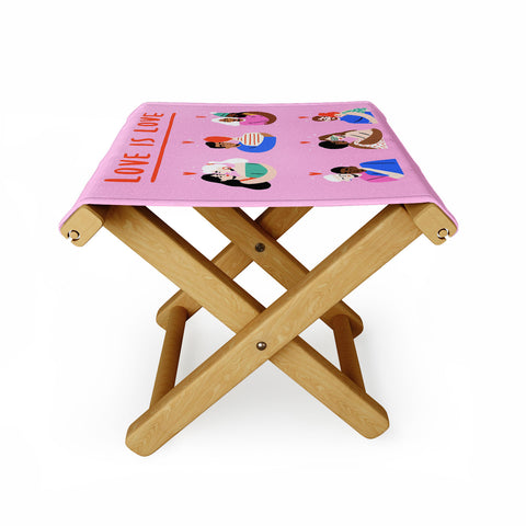 Charly Clements Love is Love 1 Folding Stool