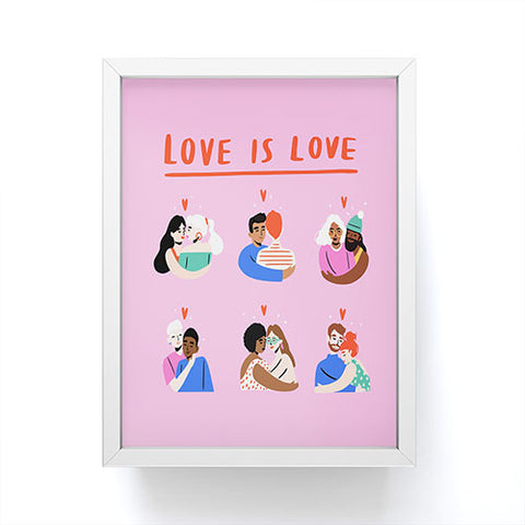 Charly Clements Love is Love 1 Framed Mini Art Print
