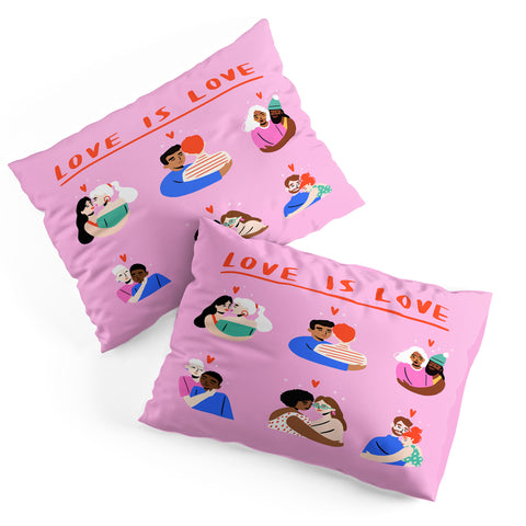 Charly Clements Love is Love 1 Pillow Shams