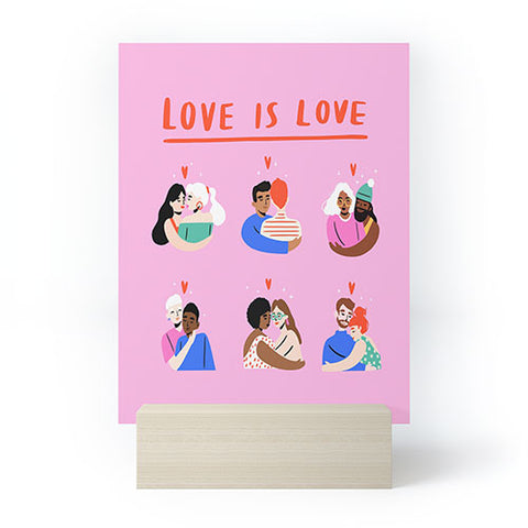 Charly Clements Love is Love 1 Mini Art Print