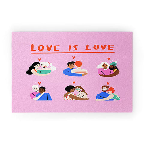 Charly Clements Love is Love 1 Welcome Mat