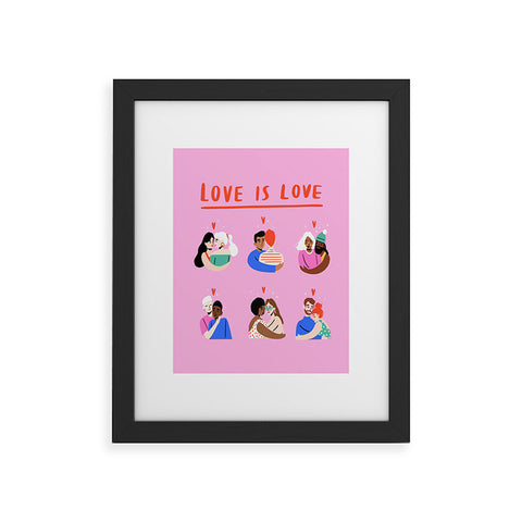 Charly Clements Love is Love 1 Framed Art Print