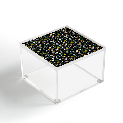 Charly Clements Magic Mushroom Forest Pattern Acrylic Box