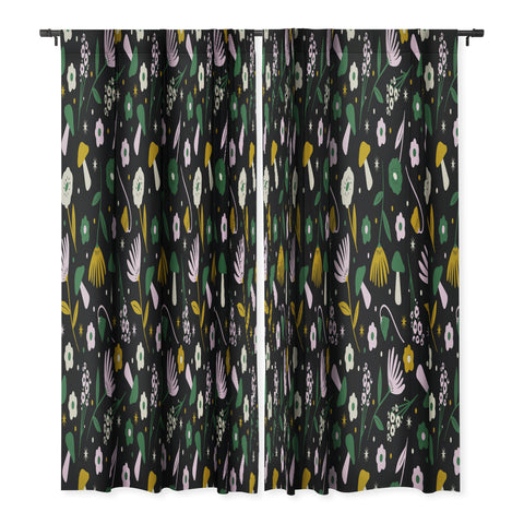 Charly Clements Magic Mushroom Forest Pattern Blackout Non Repeat