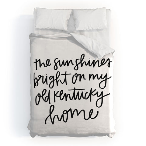 Chelcey Tate My Old Kentucky Home Duvet Cover