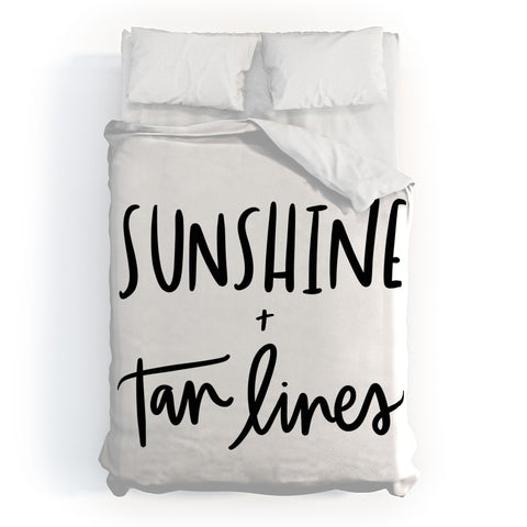 Chelcey Tate Sunshine And Tan Lines Duvet Cover