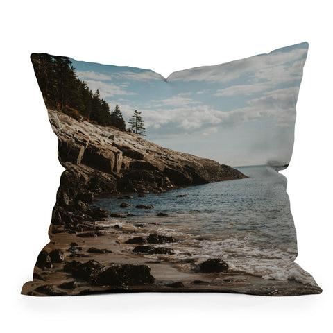 Chelsea Victoria A Day In Maine Outdoor Throw Pillow