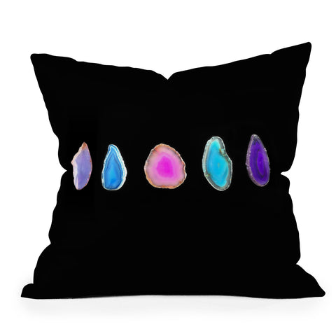 Chelsea Victoria Agate Collection Outdoor Throw Pillow
