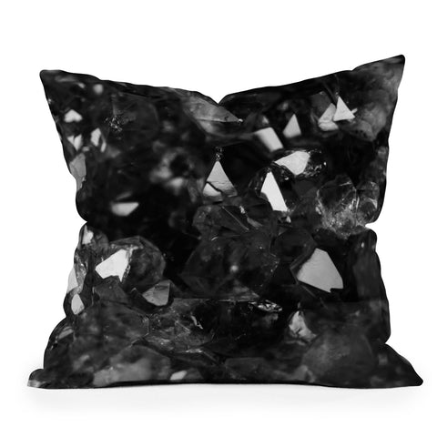 Chelsea Victoria Black Rock Outdoor Throw Pillow