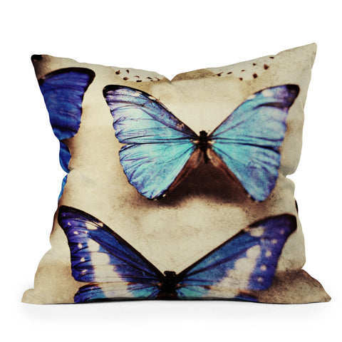 Chelsea Victoria Blue Blue Outdoor Throw Pillow