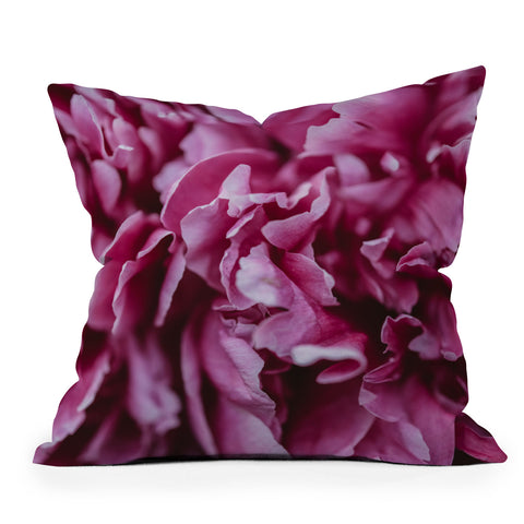 Chelsea Victoria Blush Peony Bouquet Outdoor Throw Pillow
