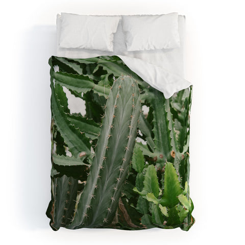 Chelsea Victoria Botanical Cactus Duvet Cover
