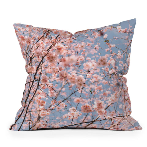 Chelsea Victoria Cherry Blossom Lover Outdoor Throw Pillow