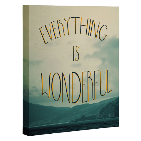 Chelsea Victoria Everything Is Wonderful Art Canvas