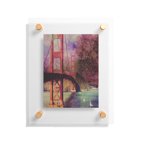Chelsea Victoria Golden Gate Stars Floating Acrylic Print