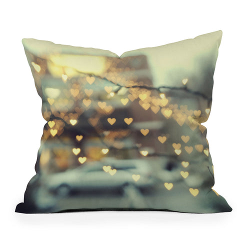 Chelsea Victoria Holding Onto Love Outdoor Throw Pillow