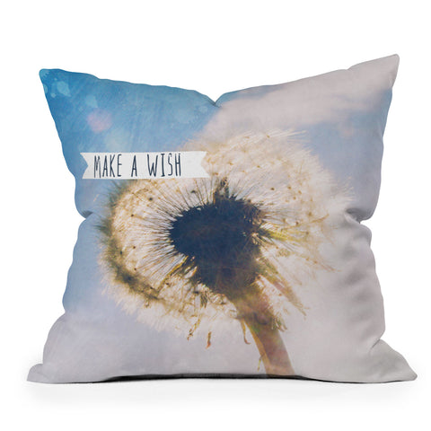 Chelsea Victoria Make A Wish For Me Outdoor Throw Pillow