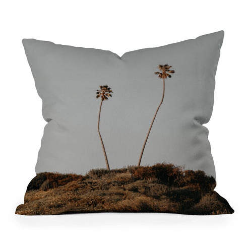 Chelsea Victoria Malibu Palm Tree Pair Throw Pillow