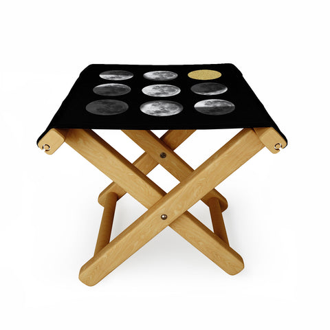 Chelsea Victoria Moon Phases and The Gold Sun Folding Stool