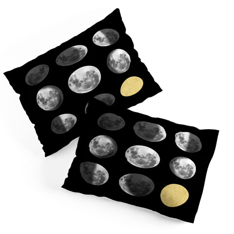 Chelsea Victoria Moon Phases and The Gold Sun Pillow Shams