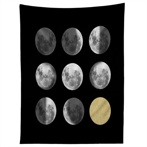 Chelsea Victoria Moon Phases and The Gold Sun Tapestry