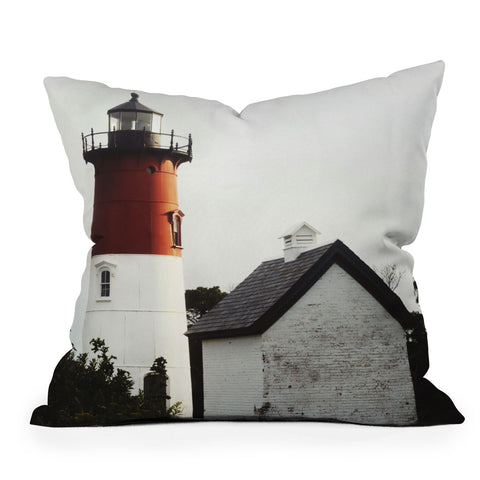 Chelsea Victoria Nauset Beach Lighthouse No 2 Outdoor Throw Pillow