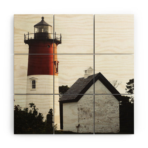 Chelsea Victoria Nauset Beach Lighthouse No 2 Wood Wall Mural