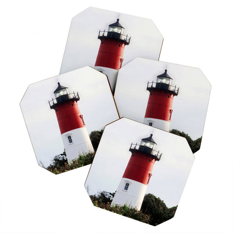 Chelsea Victoria Nauset Beach Lighthouse No 3 Coaster Set