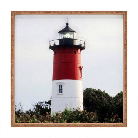 Chelsea Victoria Nauset Beach Lighthouse No 3 Square Tray