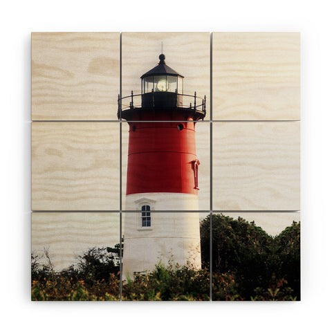 Chelsea Victoria Nauset Beach Lighthouse No 3 Wood Wall Mural