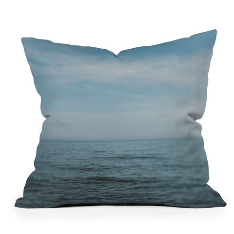Chelsea Victoria Ocean Blur Outdoor Throw Pillow