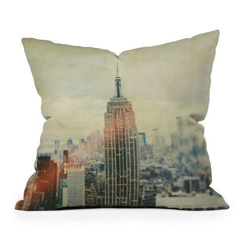 Chelsea Victoria Old New York Outdoor Throw Pillow