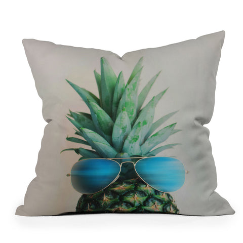 Chelsea Victoria Pineapple In Paradise Outdoor Throw Pillow