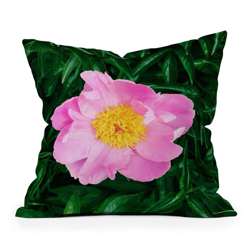 Chelsea Victoria The Peony In The Garden Throw Pillow