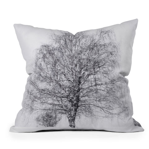 Chelsea Victoria The Willow and The Snow Outdoor Throw Pillow
