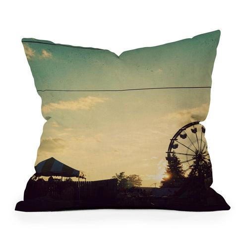 Chelsea Victoria Welcome to the circus Outdoor Throw Pillow