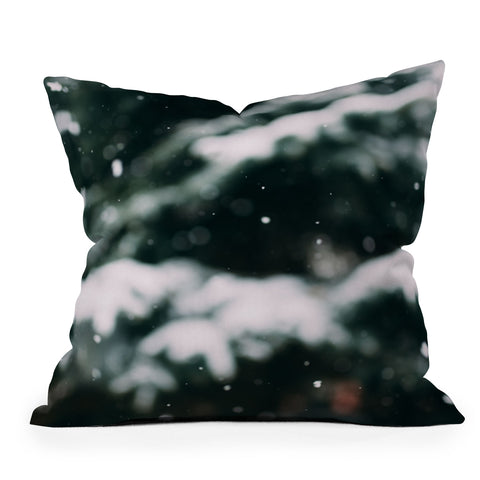 Chelsea Victoria Winter Abstract Outdoor Throw Pillow