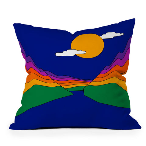 Circa78Designs Rainbow Ravine Outdoor Throw Pillow