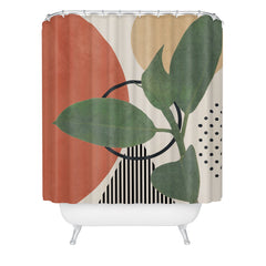 City Art Nature Geometry III Shower Curtain Havenly