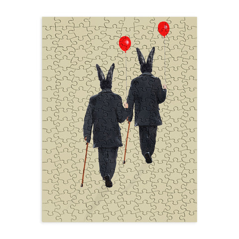 Coco de Paris Rabbits walking with balloons Puzzle