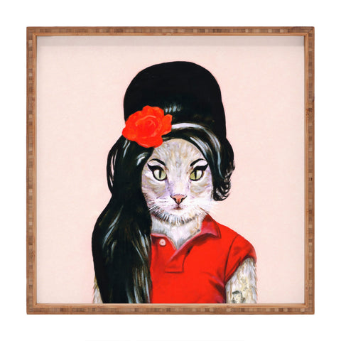 Coco de Paris Winehouse Cat Square Tray