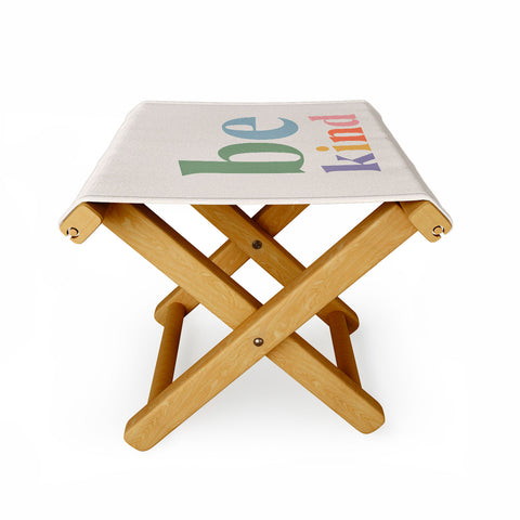 Cocoon Design Be Kind Inspirational Quote Folding Stool