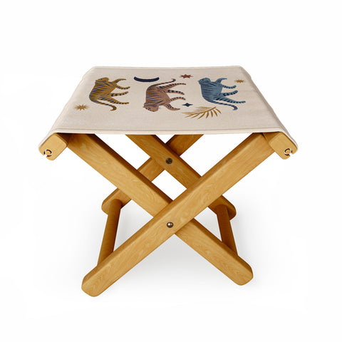 Cocoon Design Celestial Tigers with Moon Folding Stool