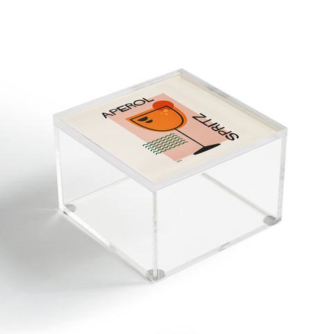 Cocoon Design Cocktail Print Aperol Spritz Acrylic Box