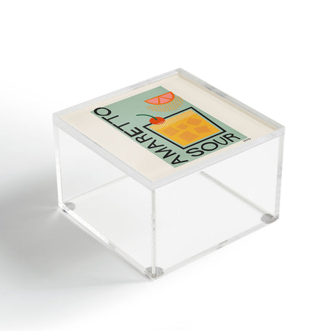 Cocoon Design Colorful Mid Century Modern Cocktail Acrylic Box